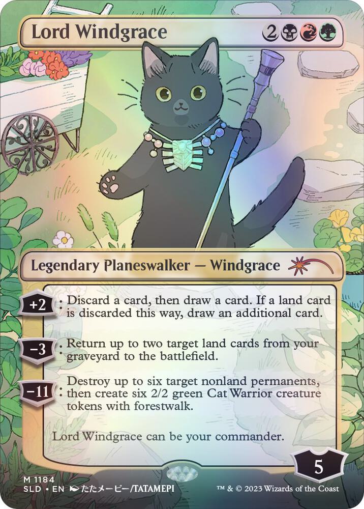 Lord Windgrace (1184) [Secret Lair Drop] [Borderless]