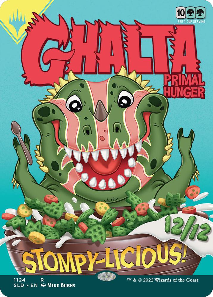 Ghalta, Primal Hunger (1124) [Secret Lair Drop] [Borderless]