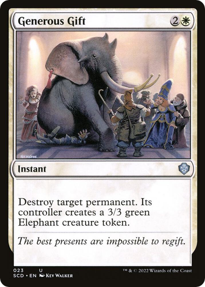 Generous Gift (23) [Starter Commander Decks]