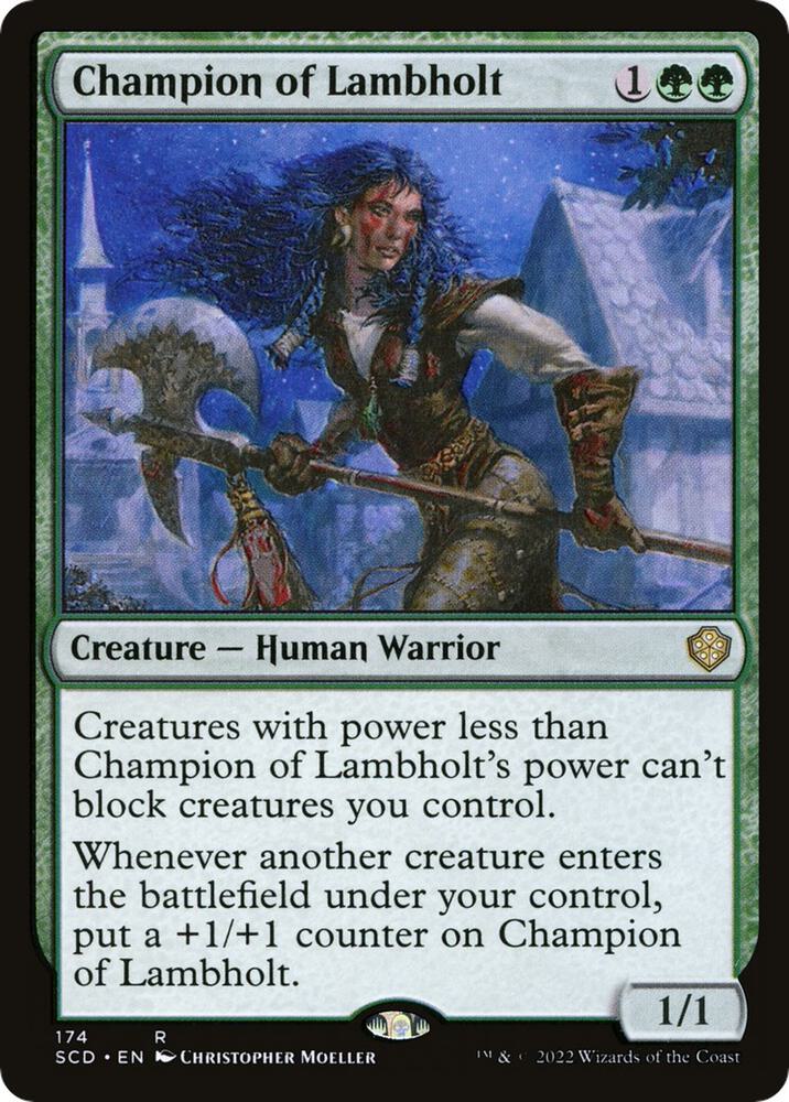 Champion of Lambholt (174) [Starter Commander Decks]