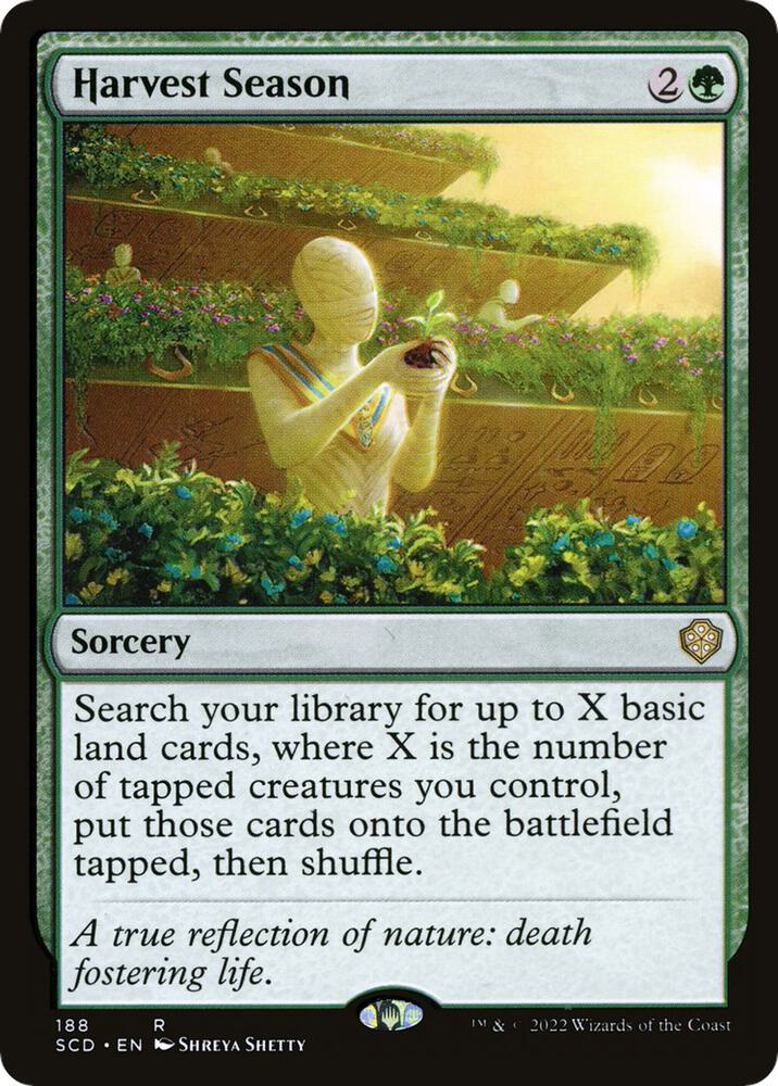 Harvest Season (188) [Starter Commander Decks]