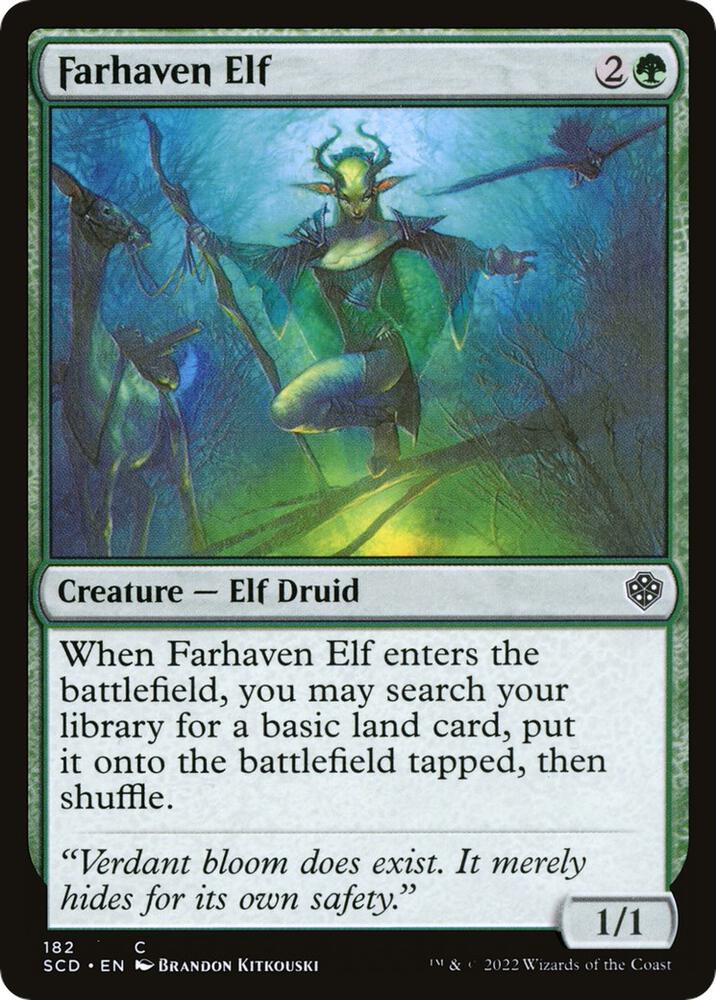 Farhaven Elf (182) [Starter Commander Decks]