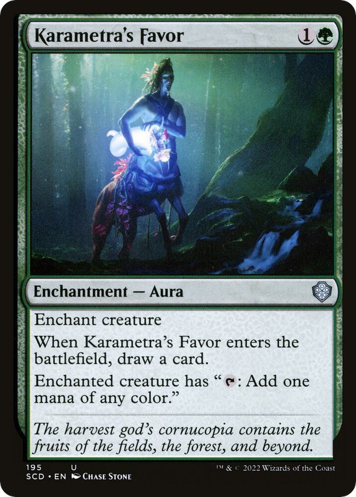 Karametra's Favor (195) [Starter Commander Decks]