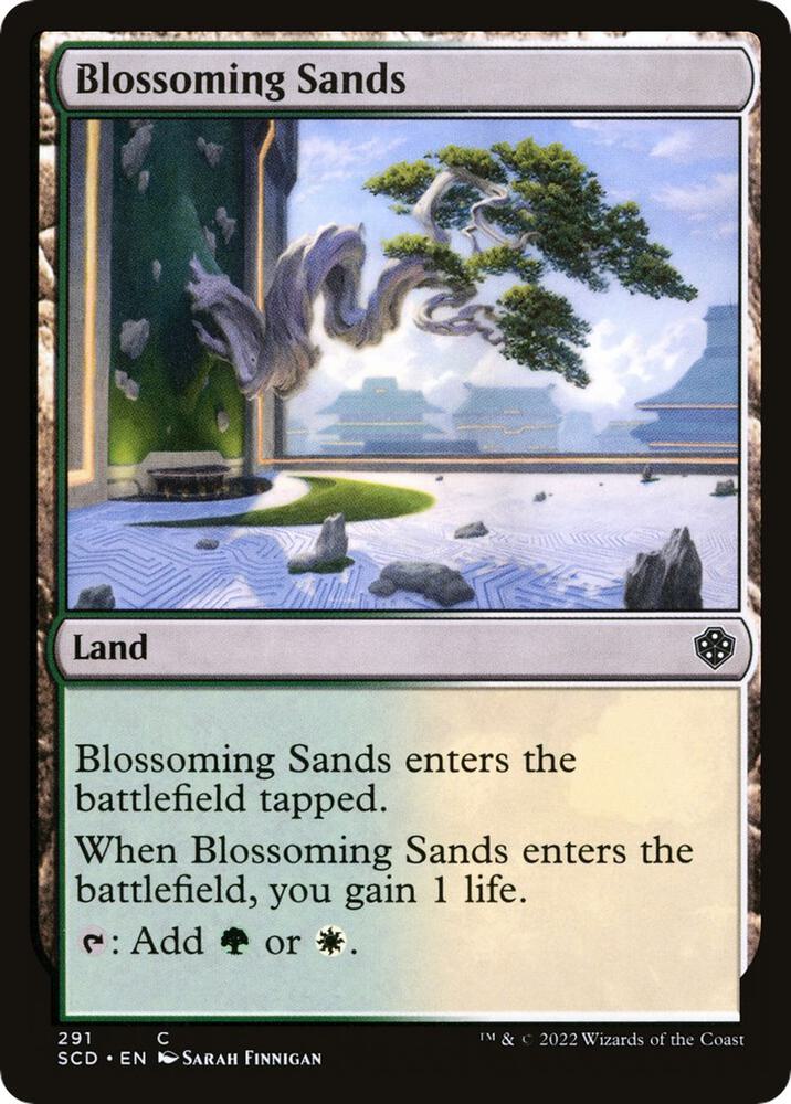 Blossoming Sands (291) [Starter Commander Decks]