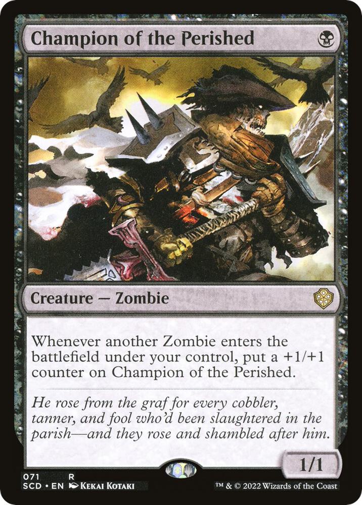Champion of the Perished (71) [Starter Commander Decks]