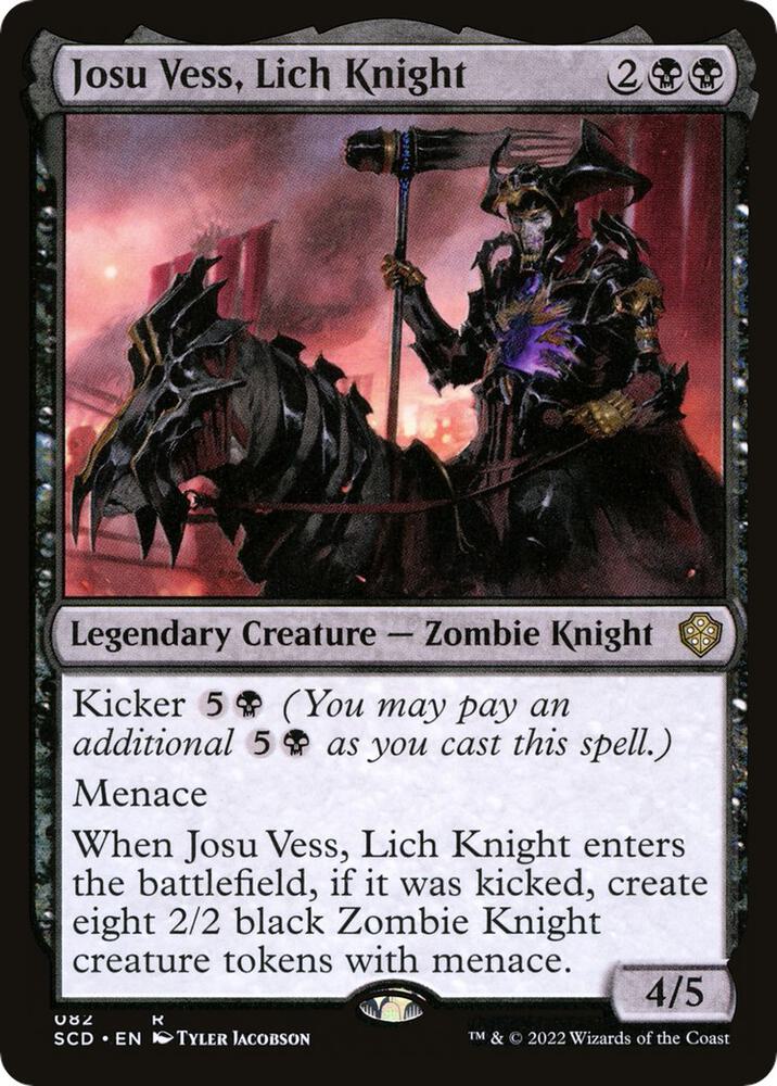 Josu Vess, Lich Knight (82) [Starter Commander Decks]