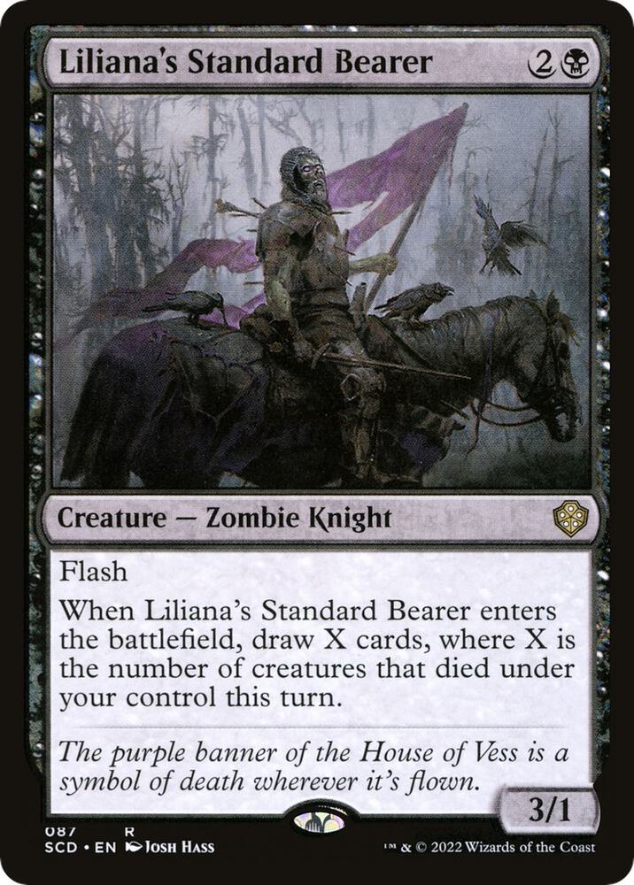 Liliana's Standard Bearer (87) [Starter Commander Decks]