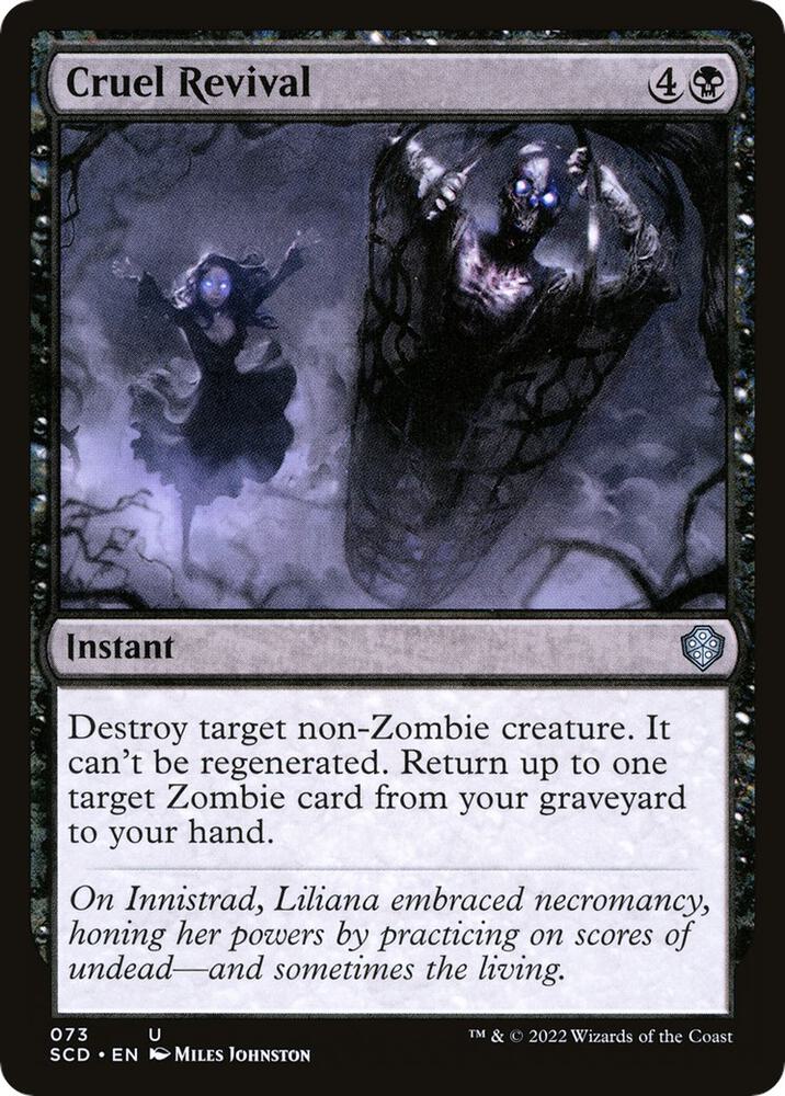 Cruel Revival (73) [Starter Commander Decks]
