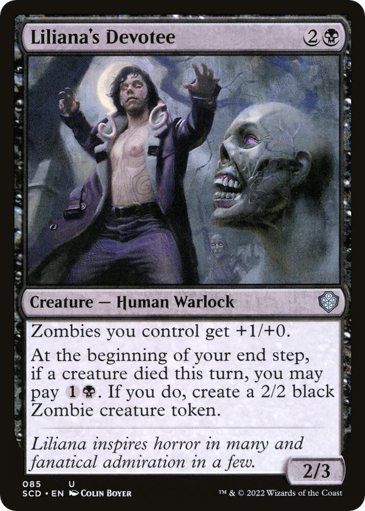 Liliana's Devotee (85) [Starter Commander Decks]