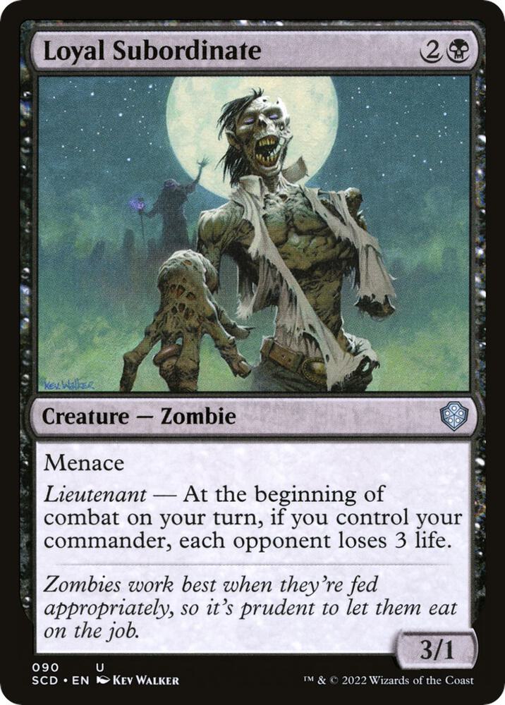 Loyal Subordinate (90) [Starter Commander Decks]