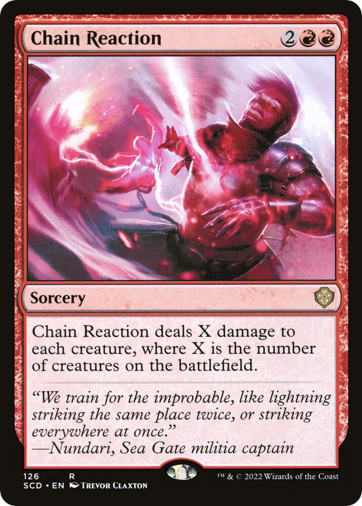 Chain Reaction (126) [Starter Commander Decks]