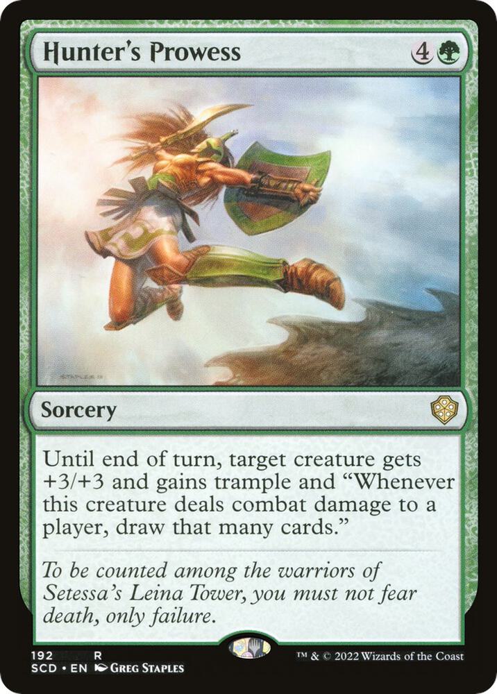 Hunter's Prowess (192) [Starter Commander Decks]