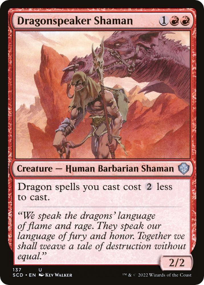Dragonspeaker Shaman (137) [Starter Commander Decks]