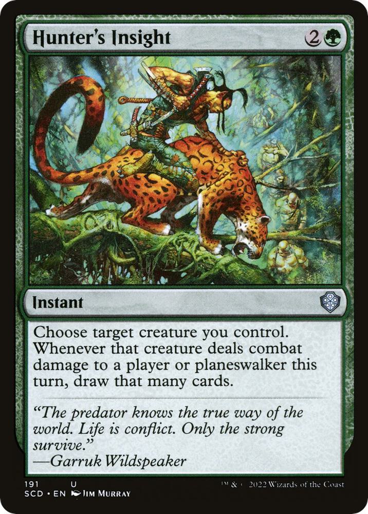 Hunter's Insight (191) [Starter Commander Decks]