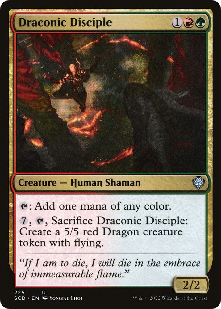 Draconic Disciple (225) [Starter Commander Decks]