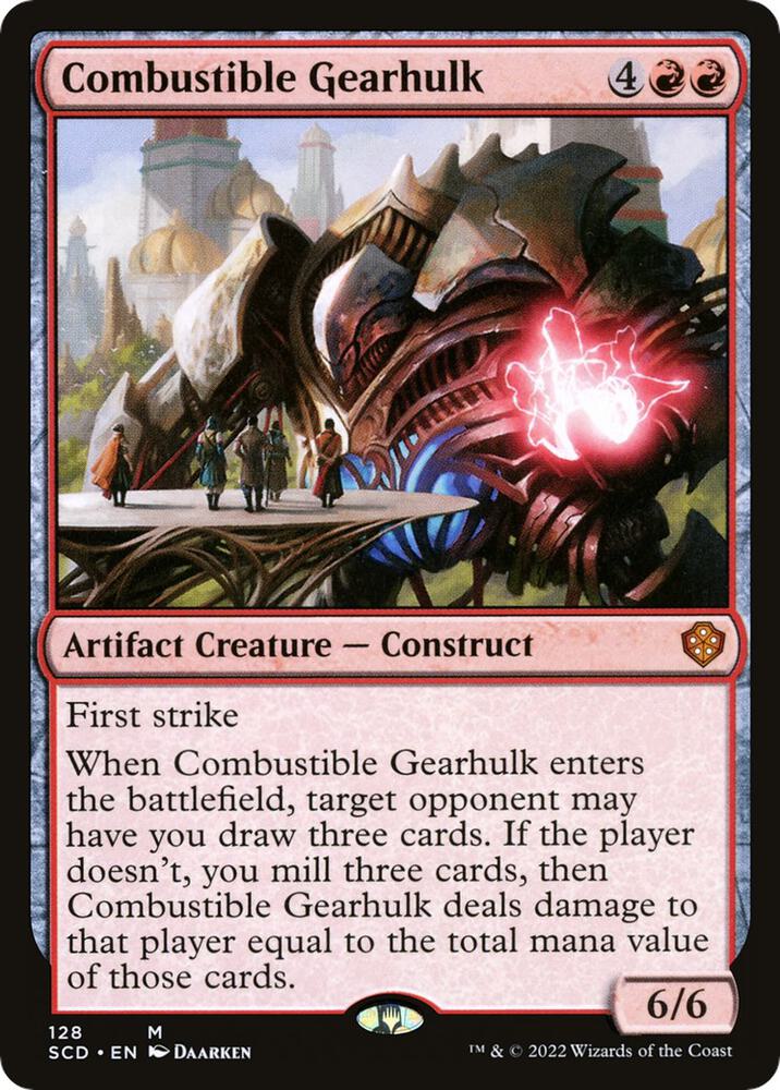 Combustible Gearhulk (128) [Starter Commander Decks]