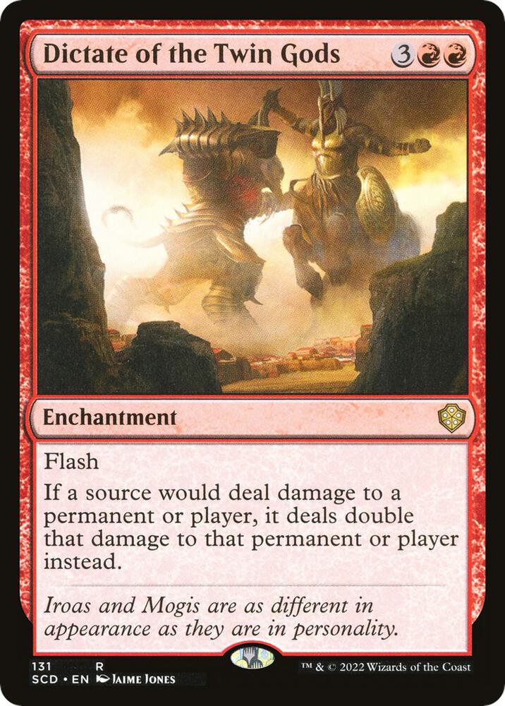 Dictate of the Twin Gods (131) [Starter Commander Decks]