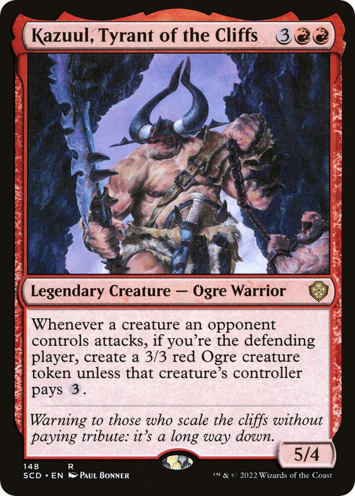 Kazuul, Tyrant of the Cliffs (148) [Starter Commander Decks]