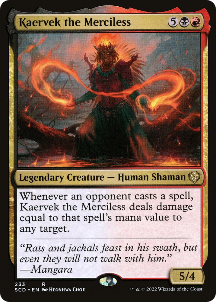 Kaervek the Merciless (233) [Starter Commander Decks]