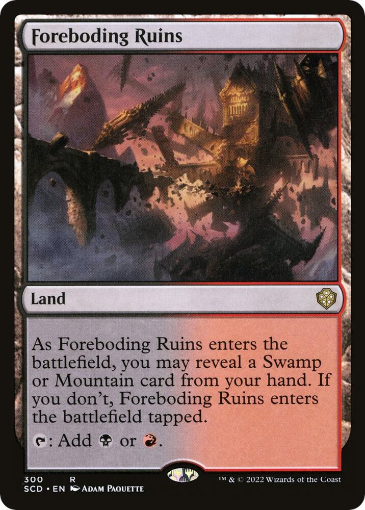 Foreboding Ruins (300) [Starter Commander Decks]