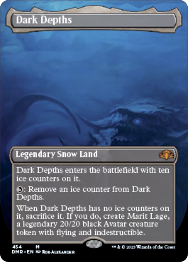 Dark Depths (Borderless) (454) [Dominaria Remastered] [Borderless]