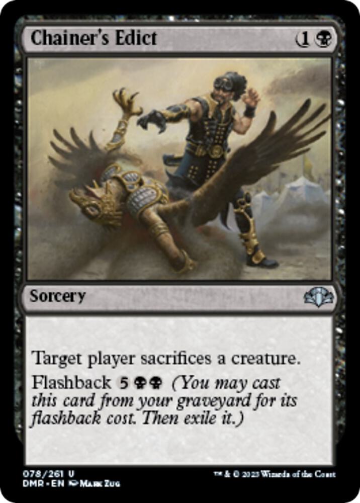 Chainer's Edict (78) [Dominaria Remastered]