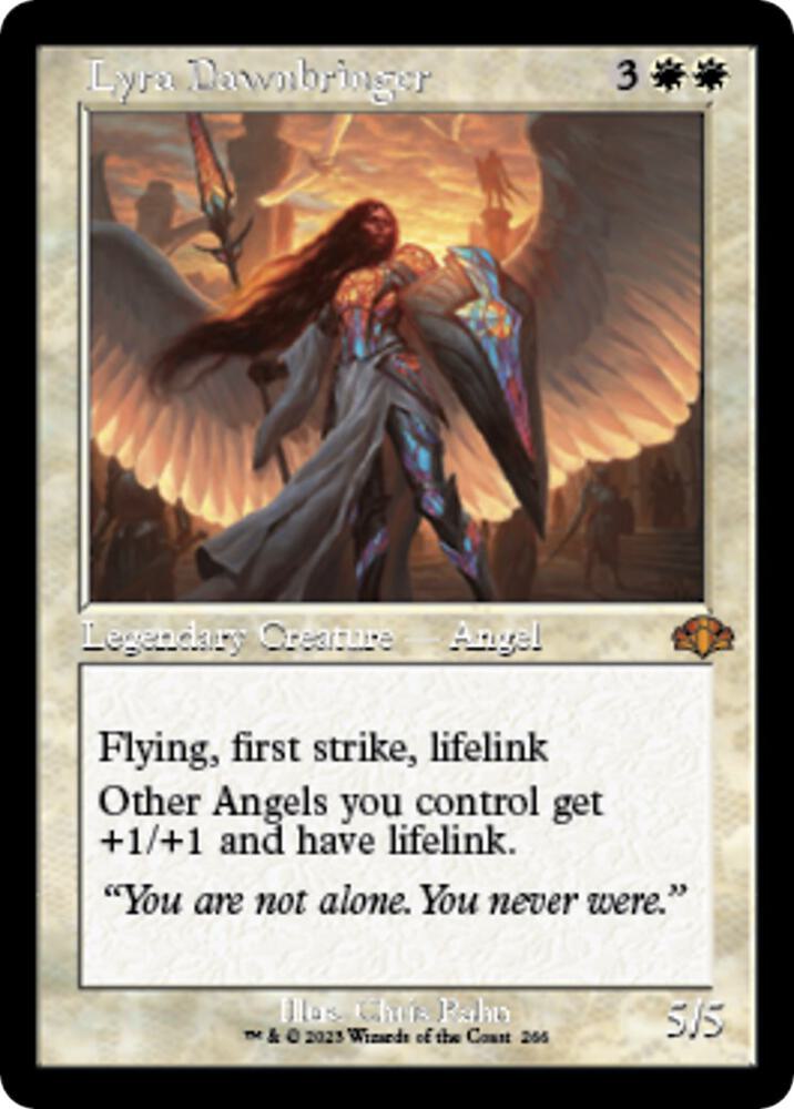Lyra Dawnbringer (Retro Frame) (266) [Dominaria Remastered]