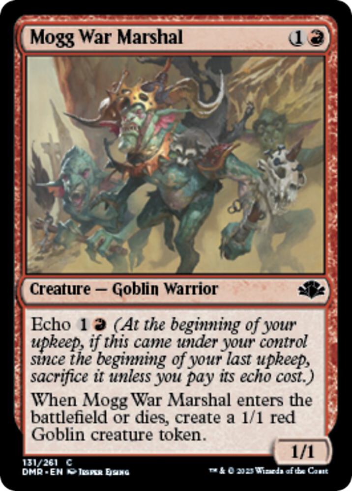 Mogg War Marshal (131) [Dominaria Remastered]