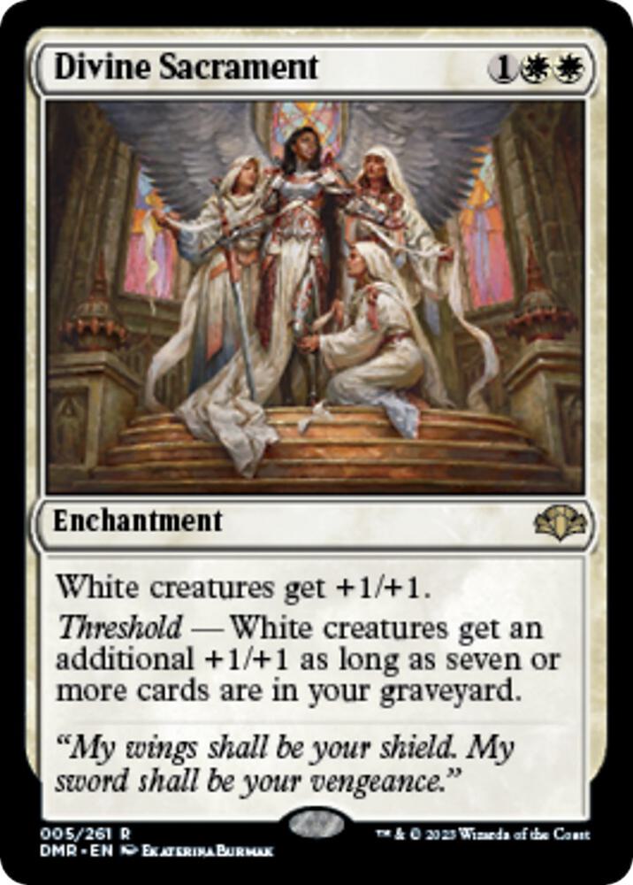Divine Sacrament (5) [Dominaria Remastered]