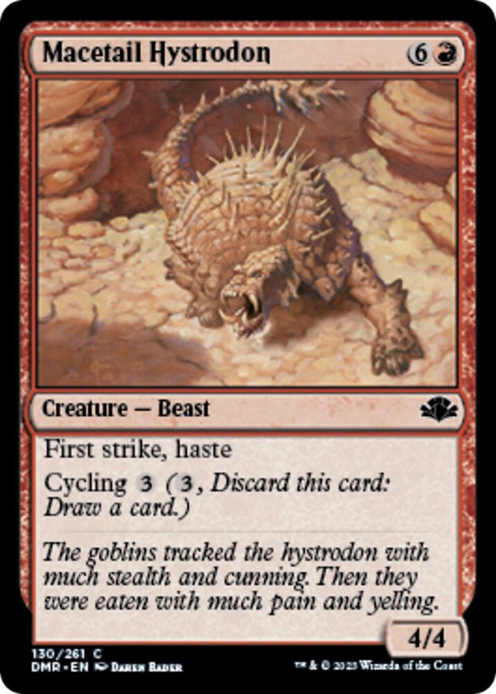 Macetail Hystrodon (130) [Dominaria Remastered]