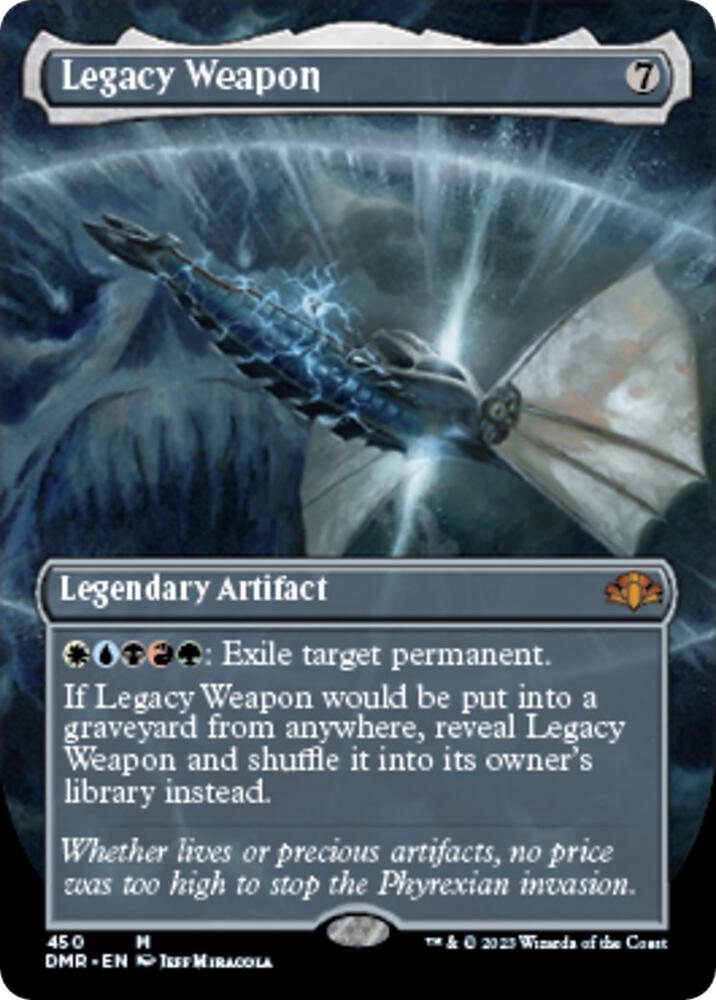 Legacy Weapon (Borderless) (450) [Dominaria Remastered] [Borderless]