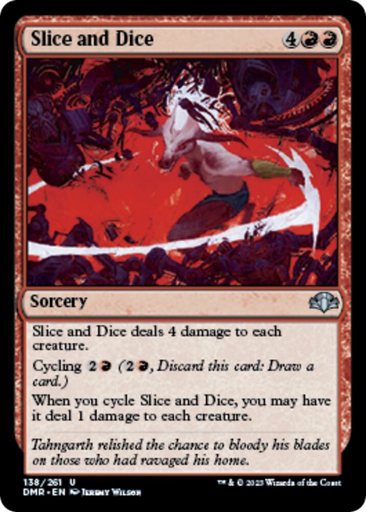Slice and Dice (138) [Dominaria Remastered]