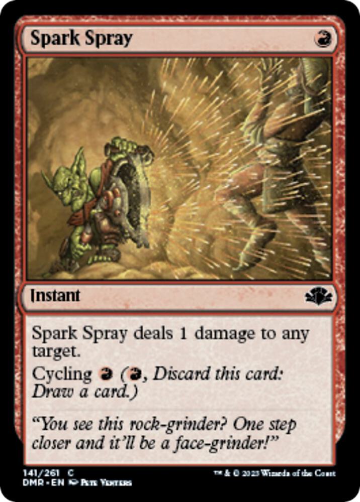 Spark Spray (141) [Dominaria Remastered]