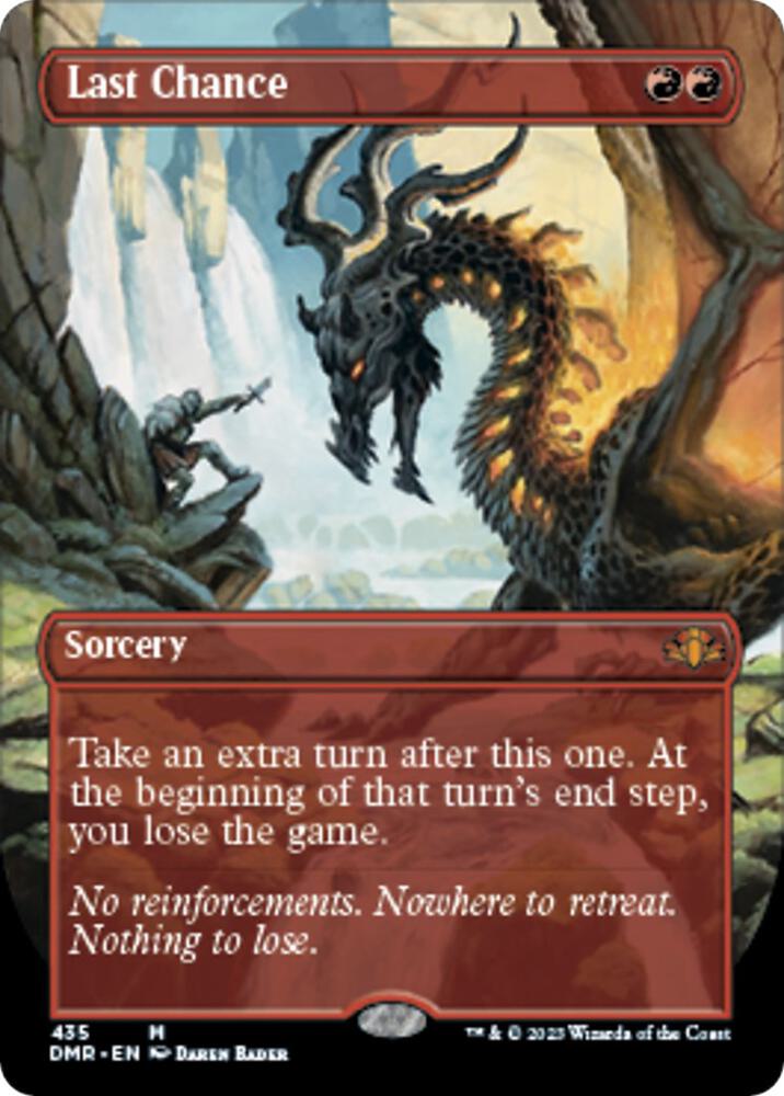 Last Chance (Borderless) (435) [Dominaria Remastered] [Borderless]