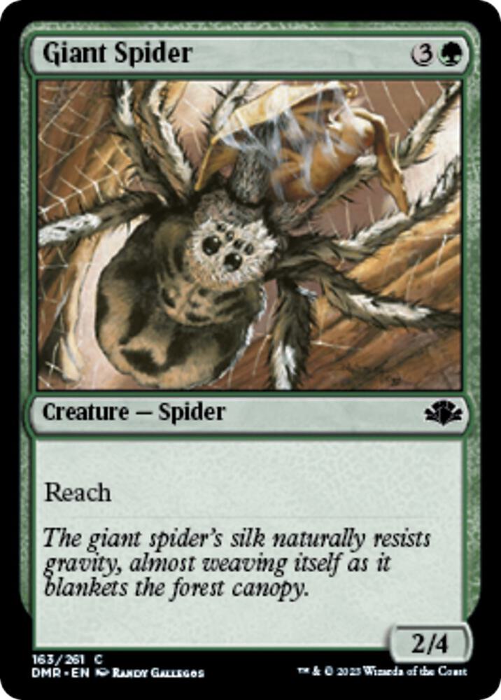 Giant Spider (163) [Dominaria Remastered]