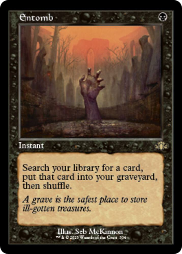 Entomb (Retro Frame) (304) [Dominaria Remastered]