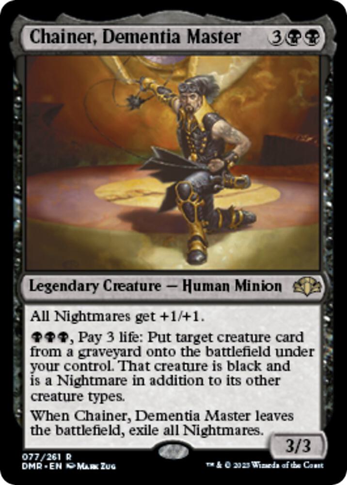 Chainer, Dementia Master (77) [Dominaria Remastered]