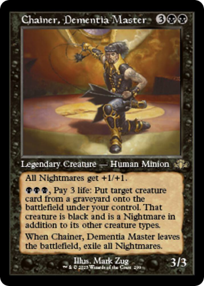 Chainer, Dementia Master (Retro Frame) (299) [Dominaria Remastered]