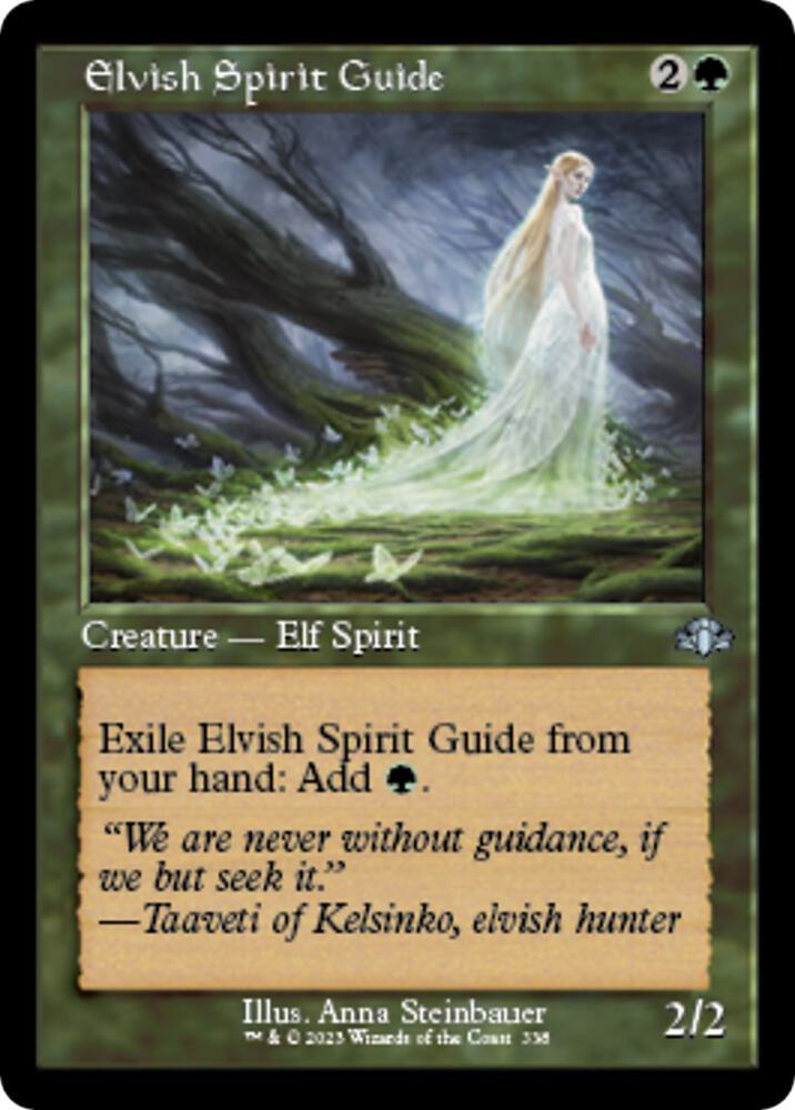 Elvish Spirit Guide (Retro Frame) (338) [Dominaria Remastered]