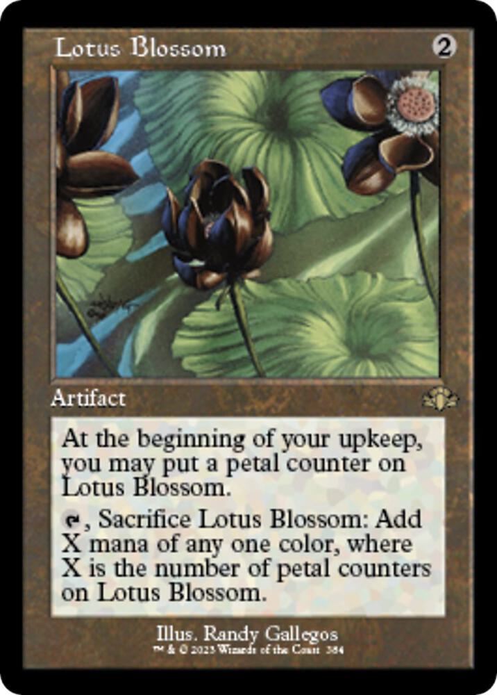 Lotus Blossom (Retro Frame) (384) [Dominaria Remastered]