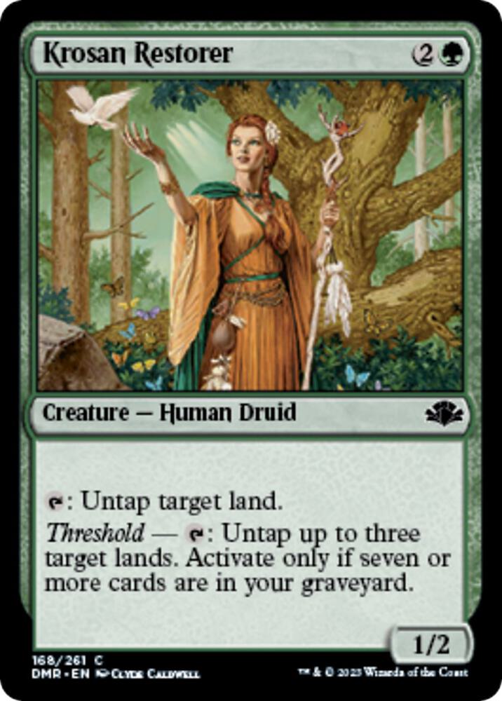 Krosan Restorer (168) [Dominaria Remastered]