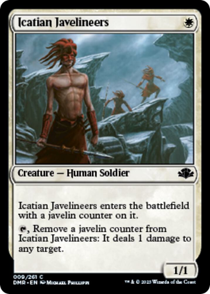 Icatian Javelineers (9) [Dominaria Remastered]