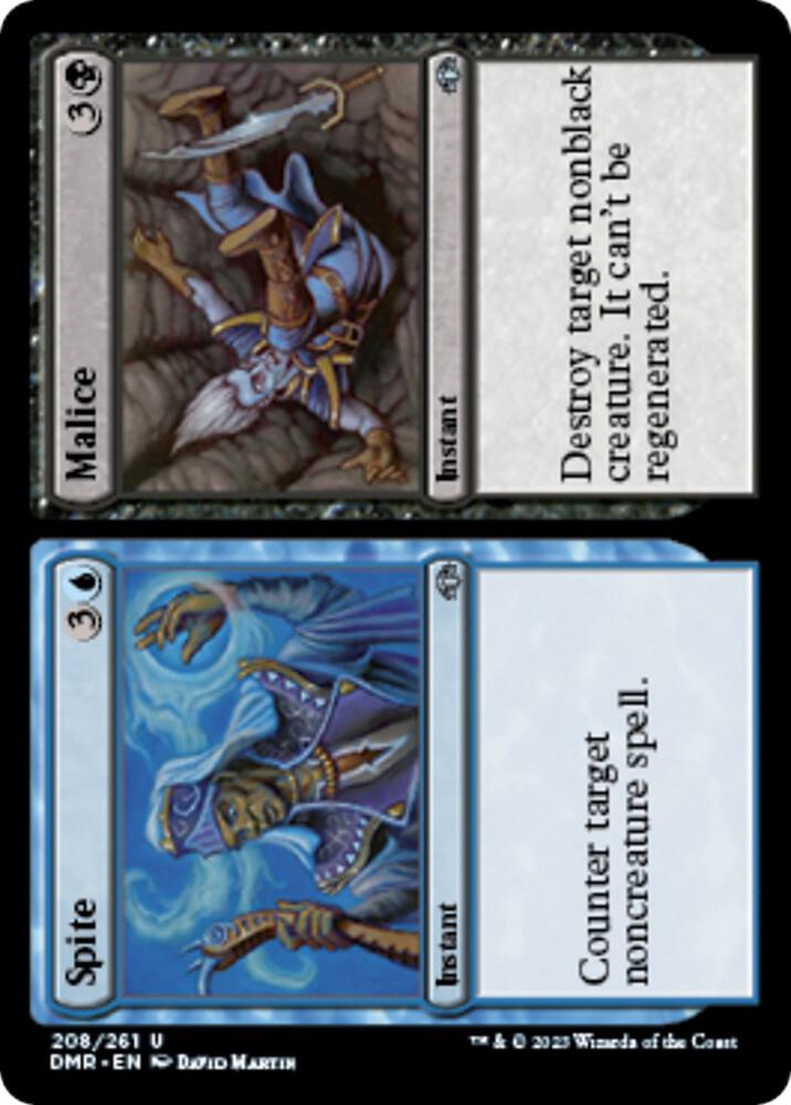 Spite // Malice (208) [Dominaria Remastered]