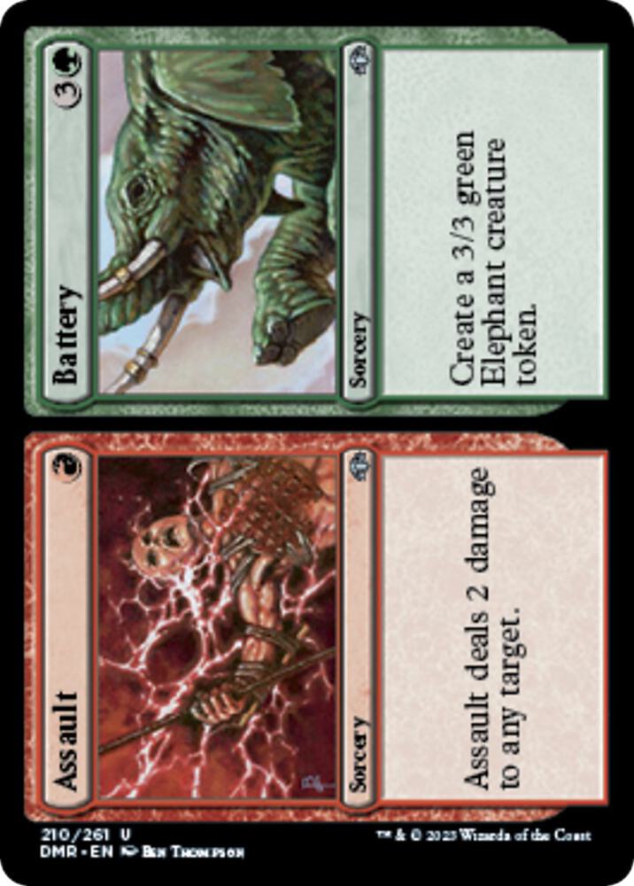 Assault // Battery (210) [Dominaria Remastered]