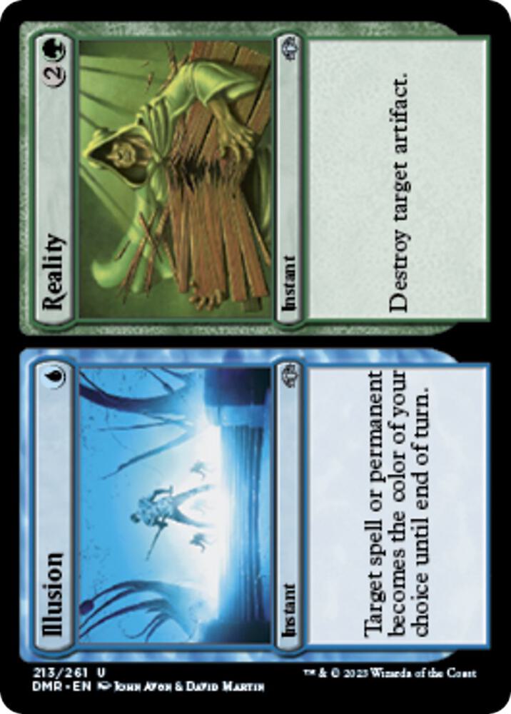 Illusion // Reality (213) [Dominaria Remastered]