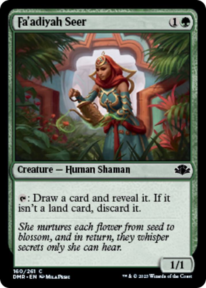Fa'adiyah Seer (160) [Dominaria Remastered]