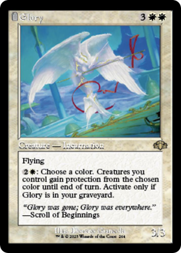 Glory (Retro Frame) (264) [Dominaria Remastered]
