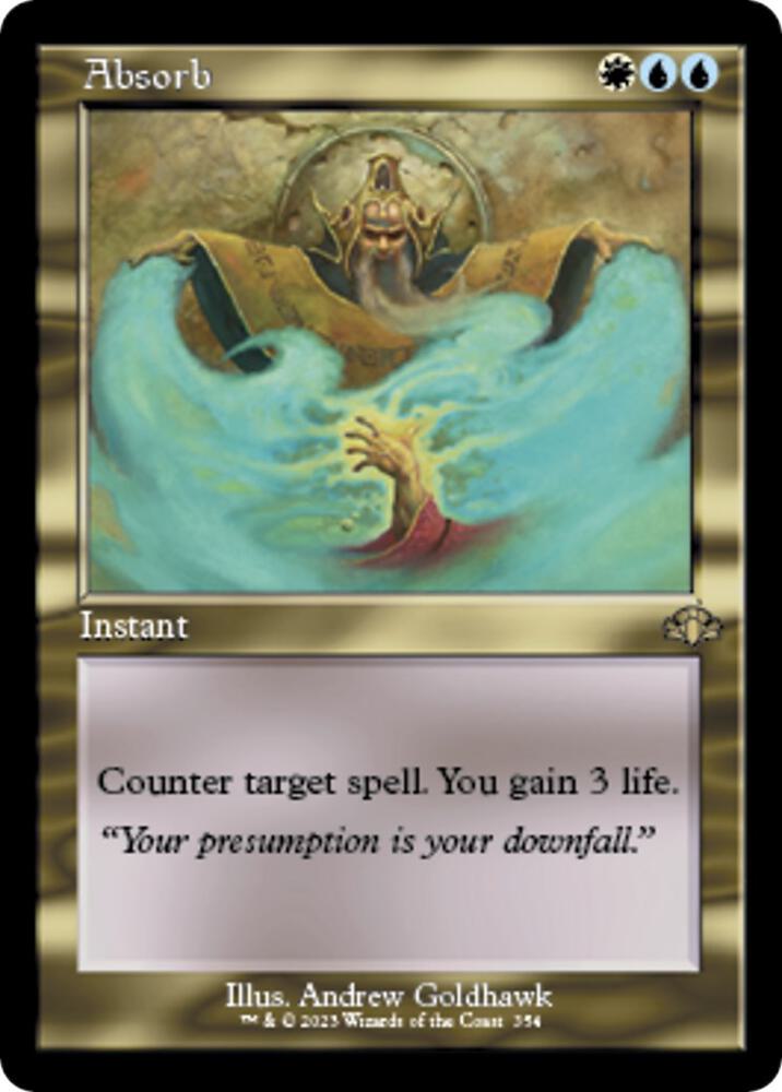 Absorb (Retro Frame) (354) [Dominaria Remastered]