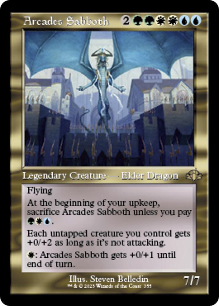 Arcades Sabboth (Retro Frame) (355) [Dominaria Remastered]