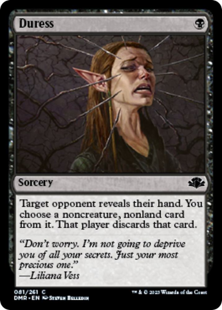 Duress (81) [Dominaria Remastered]